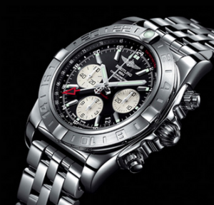 Classic Breitling Chronomat 44 GMT Replica Watches With Black Dials