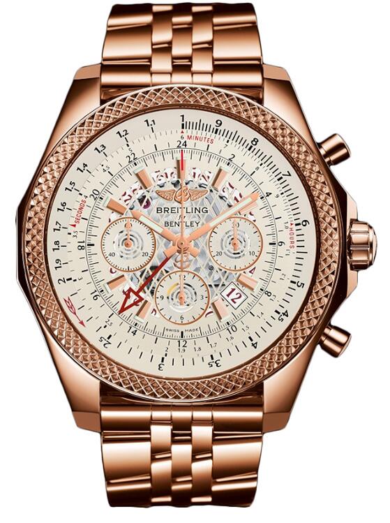 Modern Breitling copy watches adopt red gold.